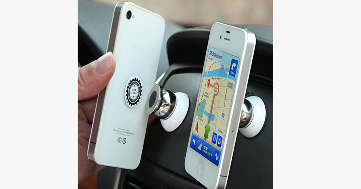 BowLift | 360-Degree Magnetic Car Mount – Keep your phone in place!