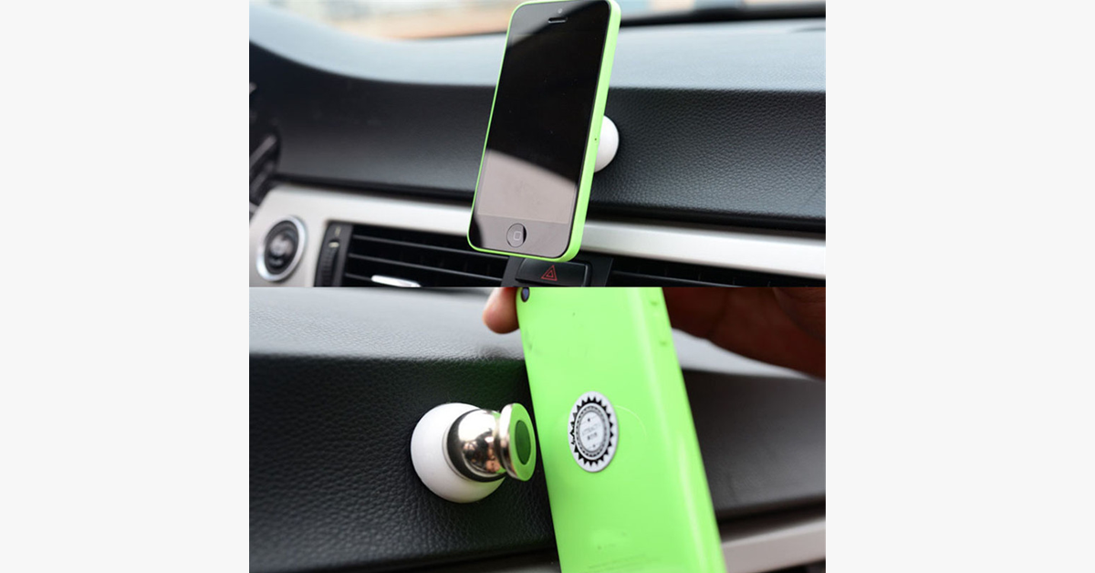 BowLift | 360-Degree Magnetic Car Mount – Keep your phone in place!