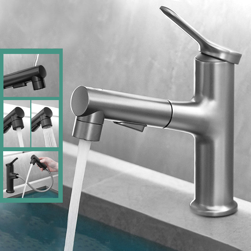 BowLift | Contemporary Single Color Faucet Low Arc Centerset Sink Faucet for Bathroom