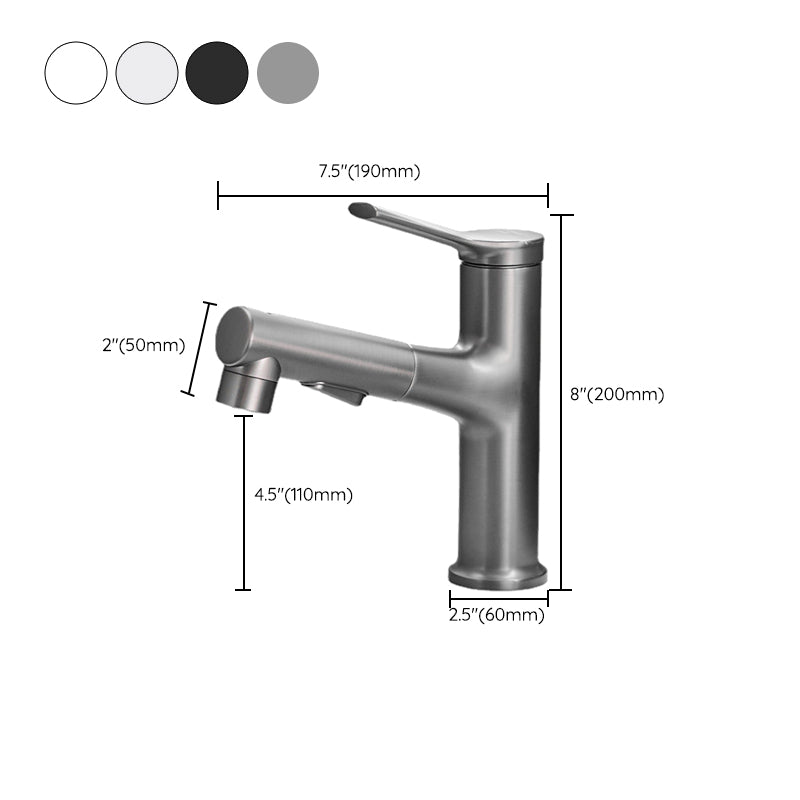 BowLift | Contemporary Single Color Faucet Low Arc Centerset Sink Faucet for Bathroom