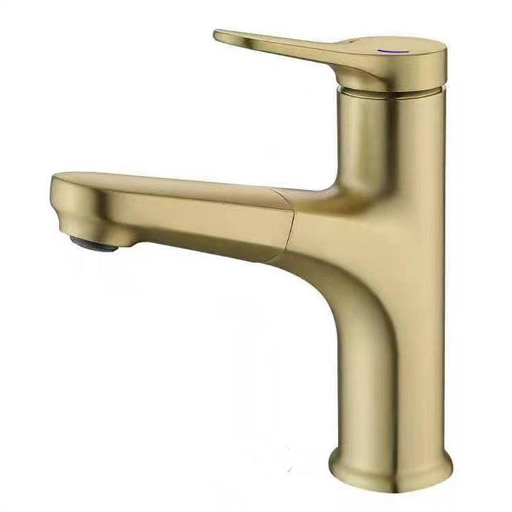 BowLift | Modern Style Extendable Ship Faucet Copper Single Handle Sink Faucet for the Bathroom