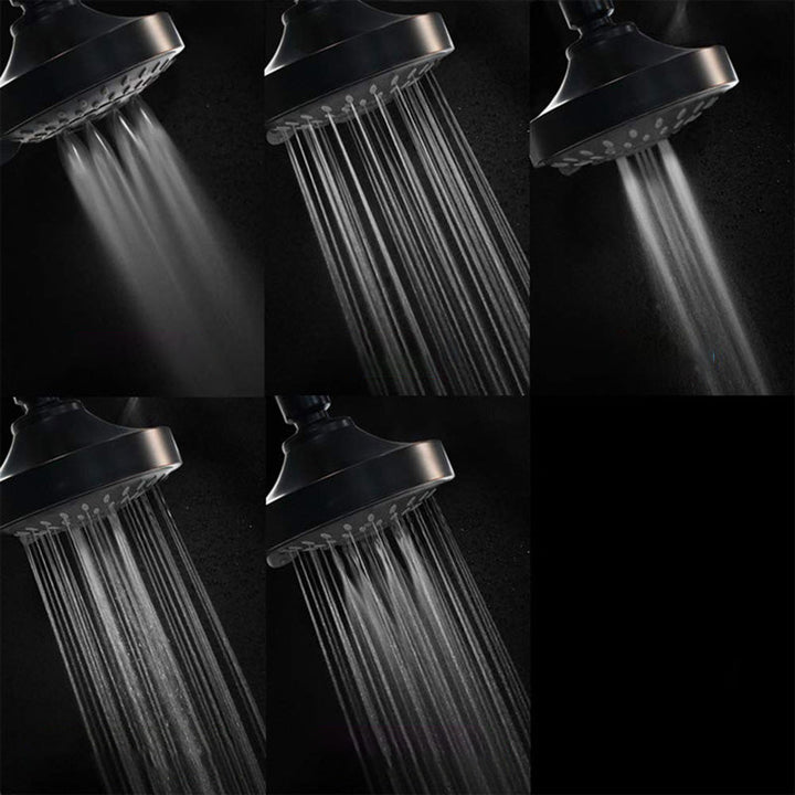 BowLift | Round metal shower head Traditional adjustable spray pattern shower head