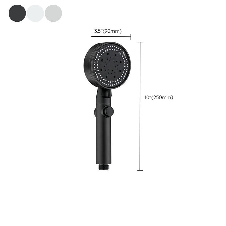 BowLift | Plastic Showerhead Modern Bathroom Showerhead with Adjustable Spray Pattern