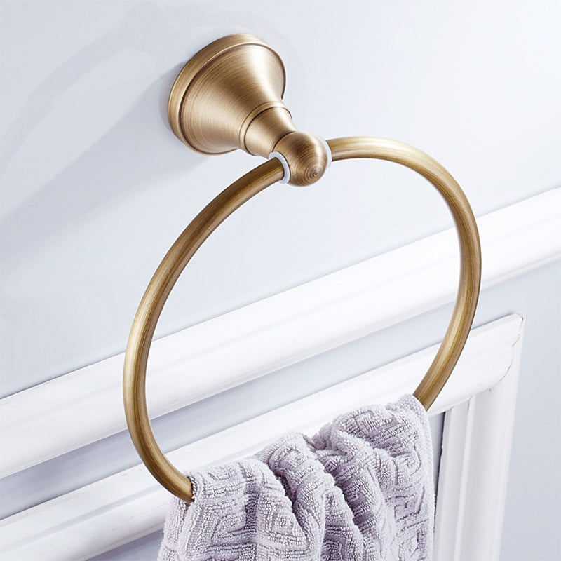 BowLift | Metal Bathroom Set 4-Piece Traditional Style Gold Bathroom Hardware Set
