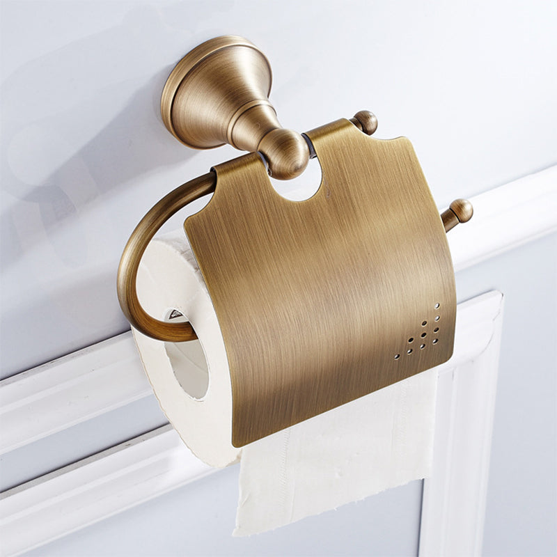 BowLift | Metal Bathroom Set 4-Piece Traditional Style Gold Bathroom Hardware Set