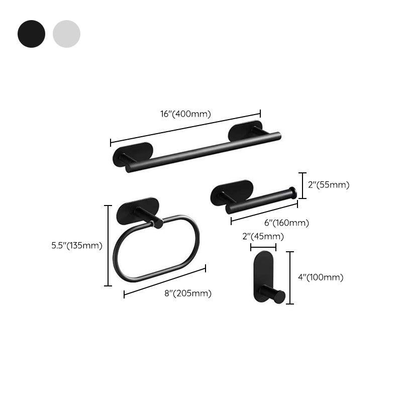 BowLift | Metal Bathroom Set 4-piece Modern Style Bathroom Fixtures Set