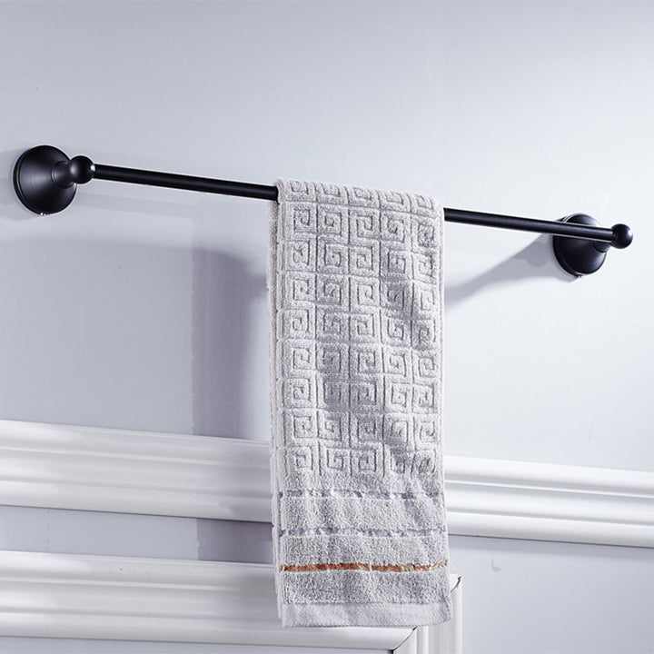 BowLift | Metal Bathroom Set 4-piece Traditional Style Black Bathroom Accessory Set