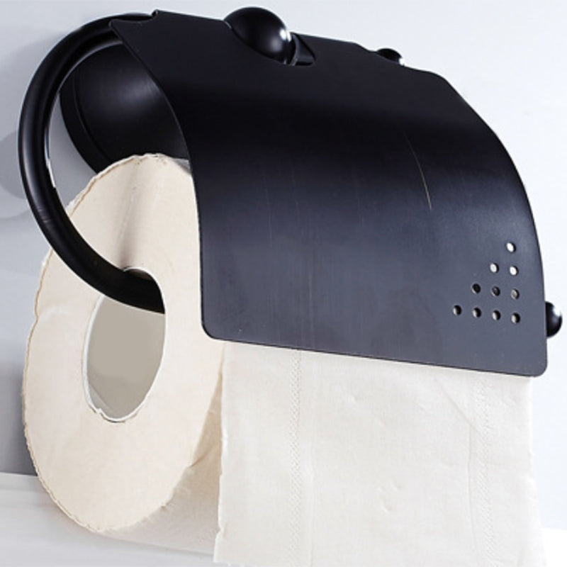 BowLift | Metal Bathroom Set 4-piece Traditional Style Black Bathroom Accessory Set