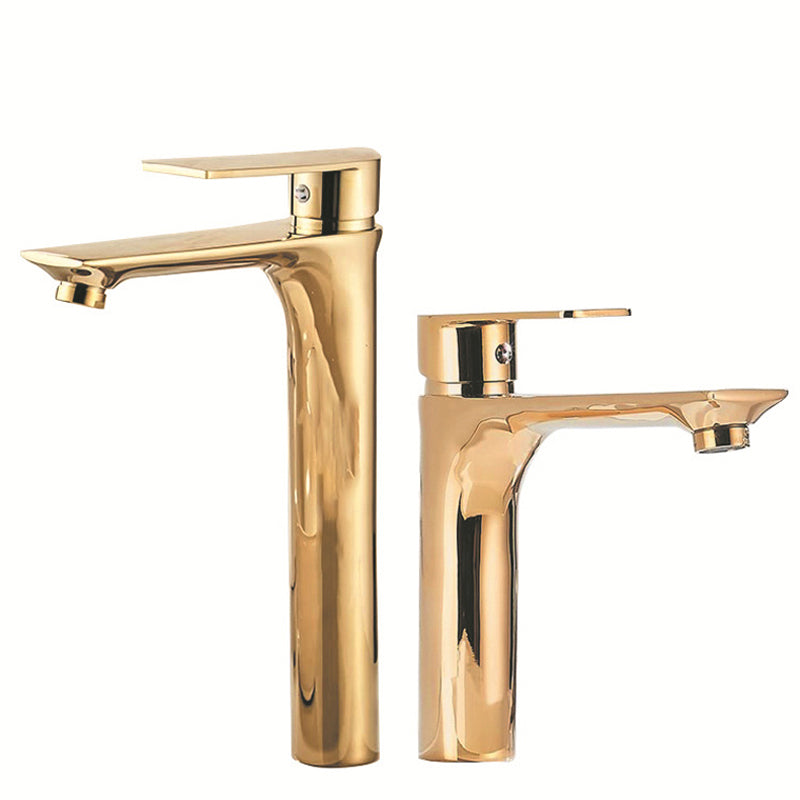 BowLift | Glam Vessel Sink Faucet Brass Lever Handles with Water Hose Sink Fitting