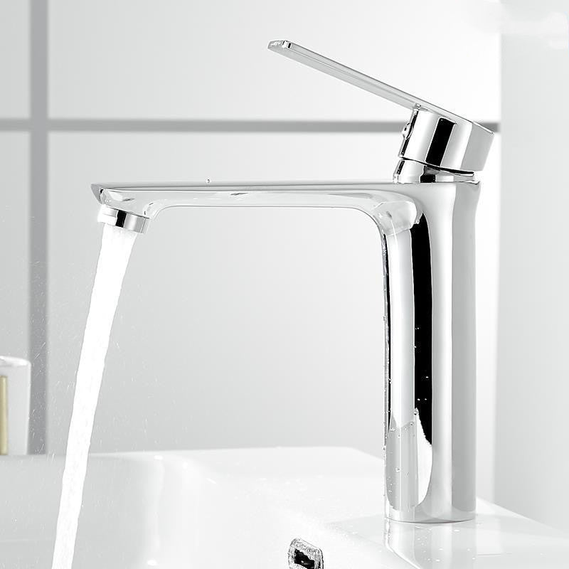 BowLift | Glam Vessel Sink Faucet Brass Lever Handles with Water Hose Sink Fitting