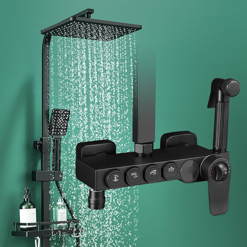 BowLift | Modern adjustable water flow shower faucet shower hose shower system on the wall