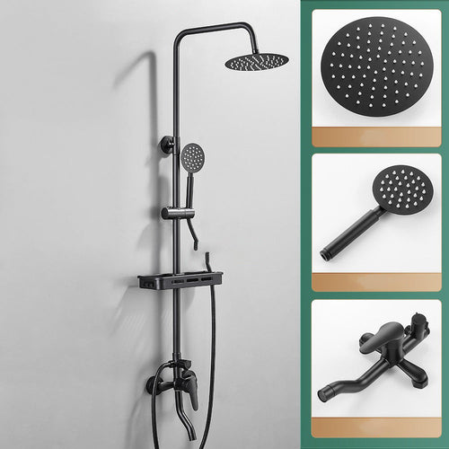 BowLift | Modern adjustable water flow shower faucet shower hose shower system on the wall
