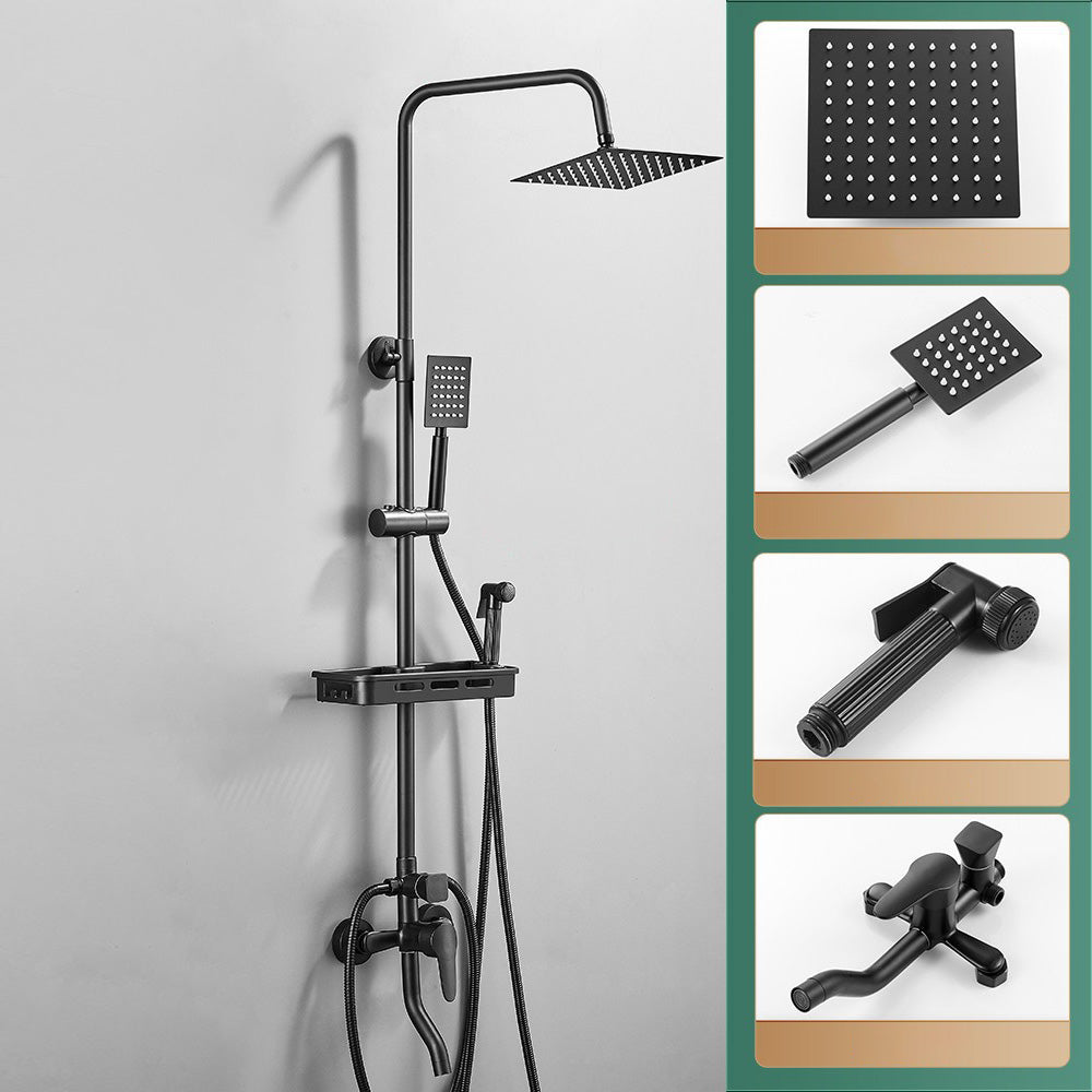 BowLift | Modern adjustable water flow shower faucet shower hose shower system on the wall