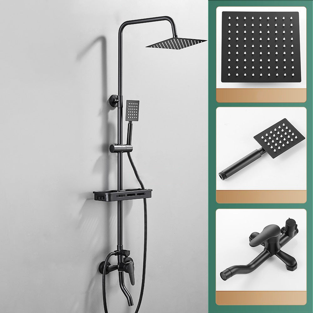 BowLift | Modern adjustable water flow shower faucet shower hose shower system on the wall