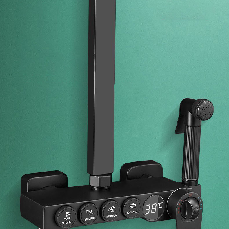 BowLift | Modern adjustable water flow shower faucet shower hose shower system on the wall