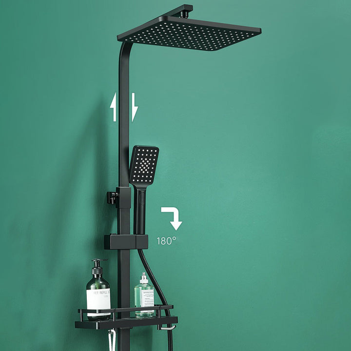 BowLift | Modern adjustable water flow shower faucet shower hose shower system on the wall
