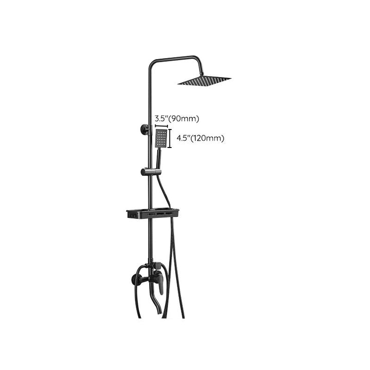 BowLift | Modern adjustable water flow shower faucet shower hose shower system on the wall