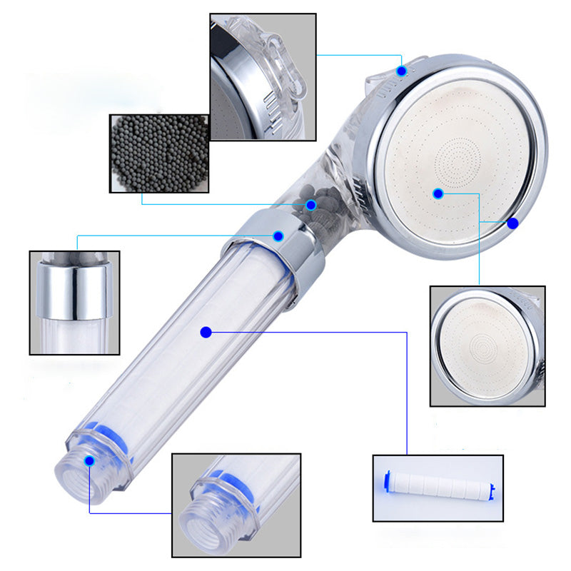 BowLift | Modern Style Shower Head Plastic Handheld Shower Head with Adjustable Water Flow