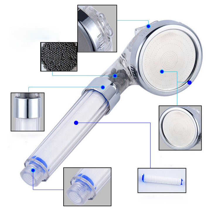 BowLift | Modern Style Shower Head Plastic Handheld Shower Head with Adjustable Water Flow