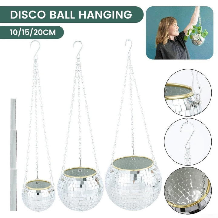 BowLift | Disco Ball Hanging Planter