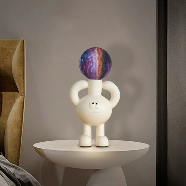 BowLift | Playful Table Lamp with Glass Ball - Glombra