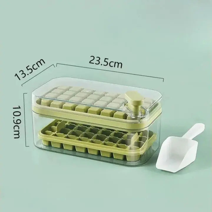 BowLift | 64-piece Silicone Ice Cube Set – with Lid & Scoop