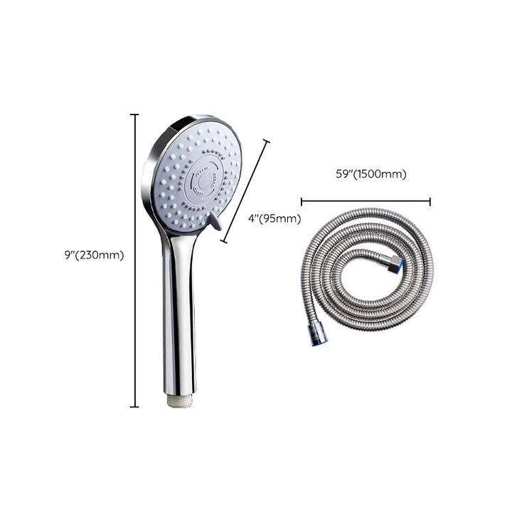 BowLift | Modern Plastic Showerhead Wall Mounted Showerhead with Adjustable Spray Pattern