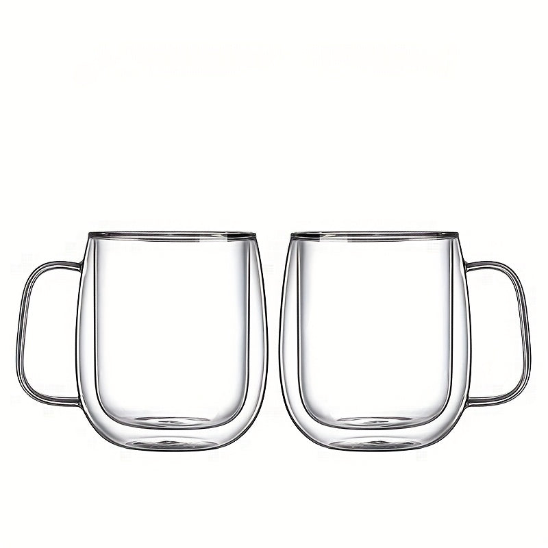 ThermoSip Double-Walled Glass Mug – Borosilicate Glass, Heat-Resistant & Elegant | Bowlift