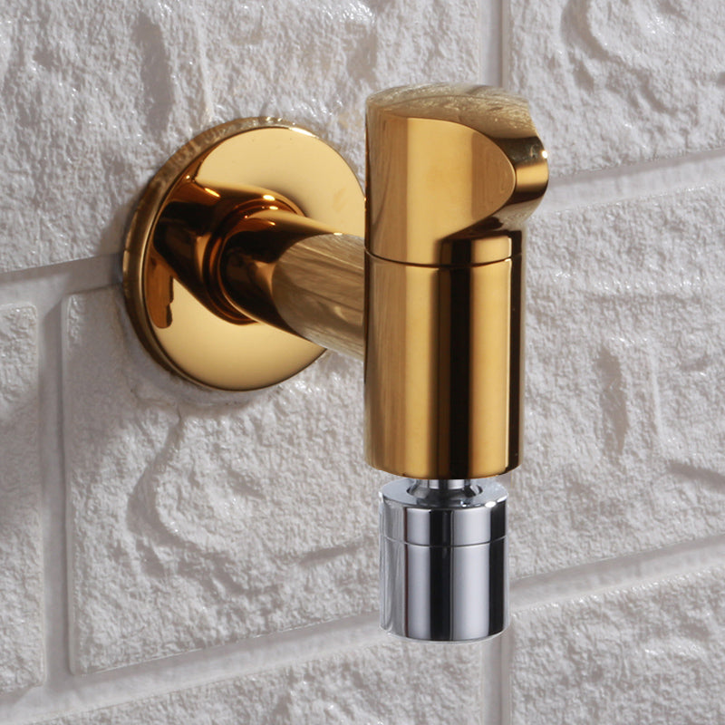 BowLift | Contemporary Wall-Mounted Bathroom Faucet Knob Handle Solid Brass Round Faucet