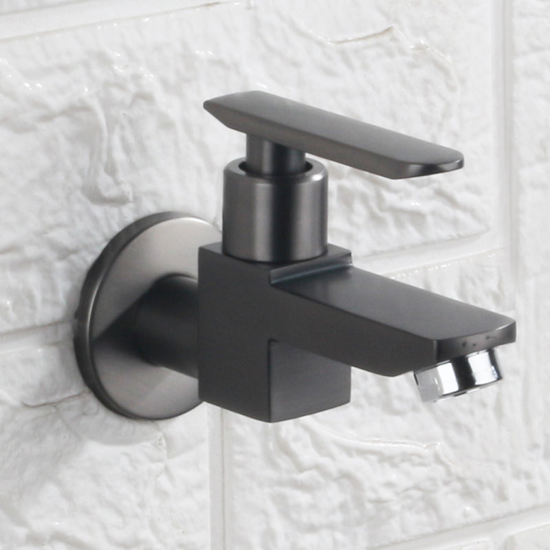 BowLift | Contemporary Wall-Mounted Bathroom Faucet Lever Handles Solid Brass Faucet