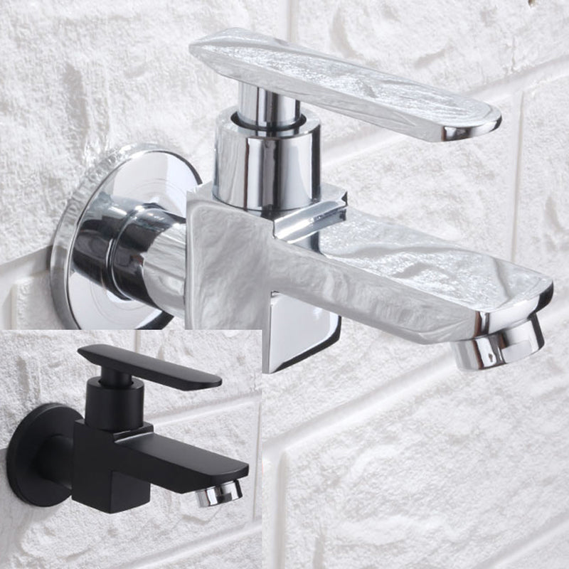 BowLift | Contemporary Wall-Mounted Bathroom Faucet Lever Handles Solid Brass Faucet