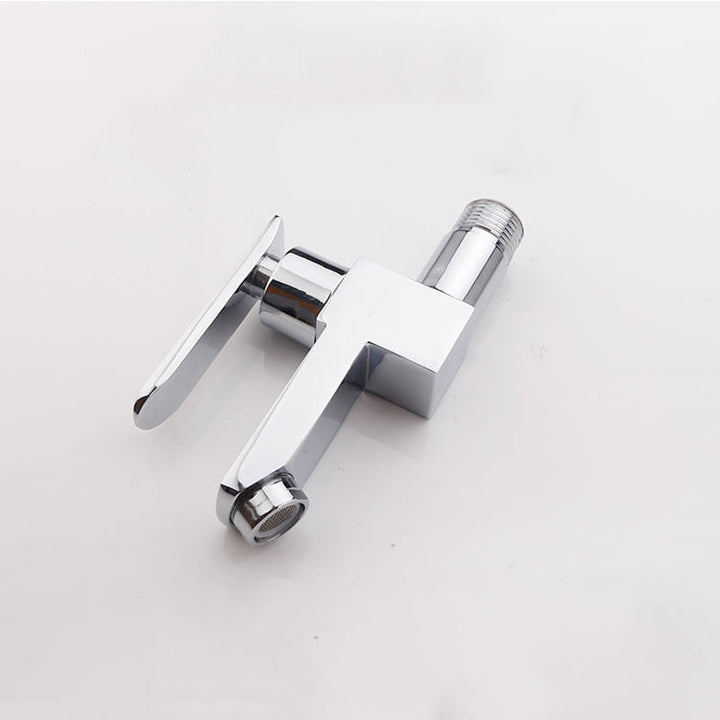 BowLift | Contemporary Wall-Mounted Bathroom Faucet Lever Handles Solid Brass Faucet