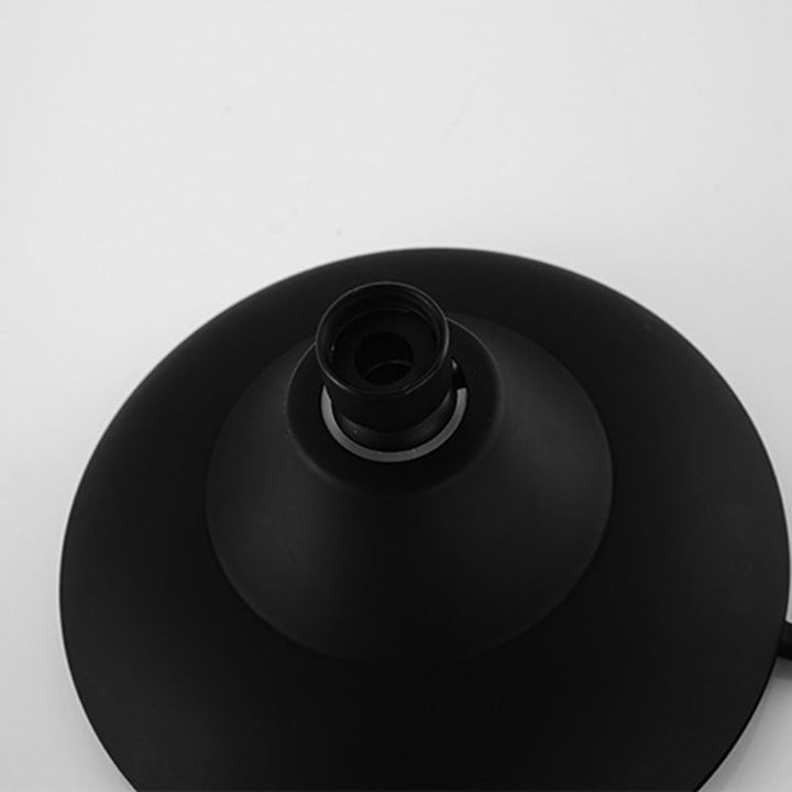 BowLift | Round Fixed Shower Head Matte Black 5 Spray Patterns Wall Mounted Shower Head