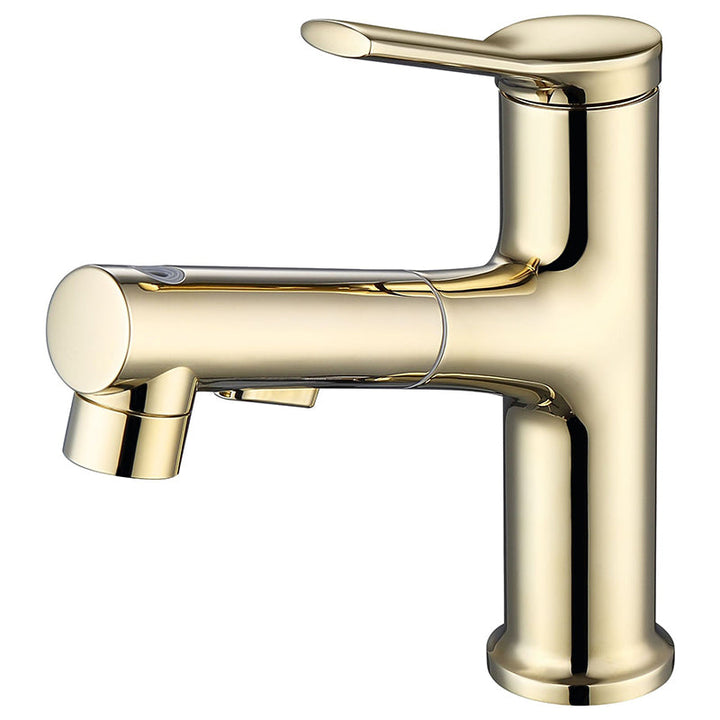 BowLift | Modern Basin Faucet Copper Single Handle Low Arc Basin Faucet for Bathroom