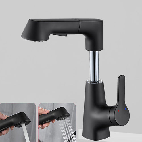 BowLift | Modern Faucet Solid Copper Centerset Bathroom Faucet