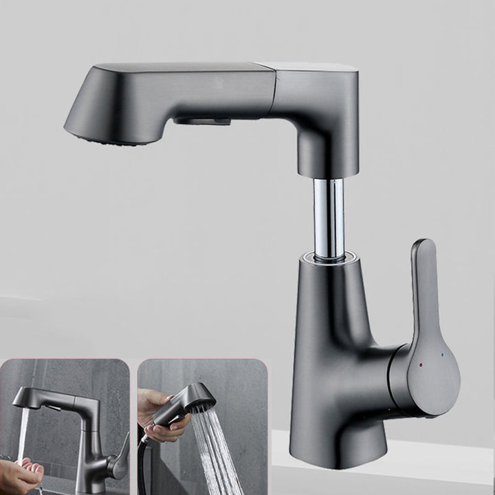 BowLift | Modern Faucet Solid Copper Centerset Bathroom Faucet