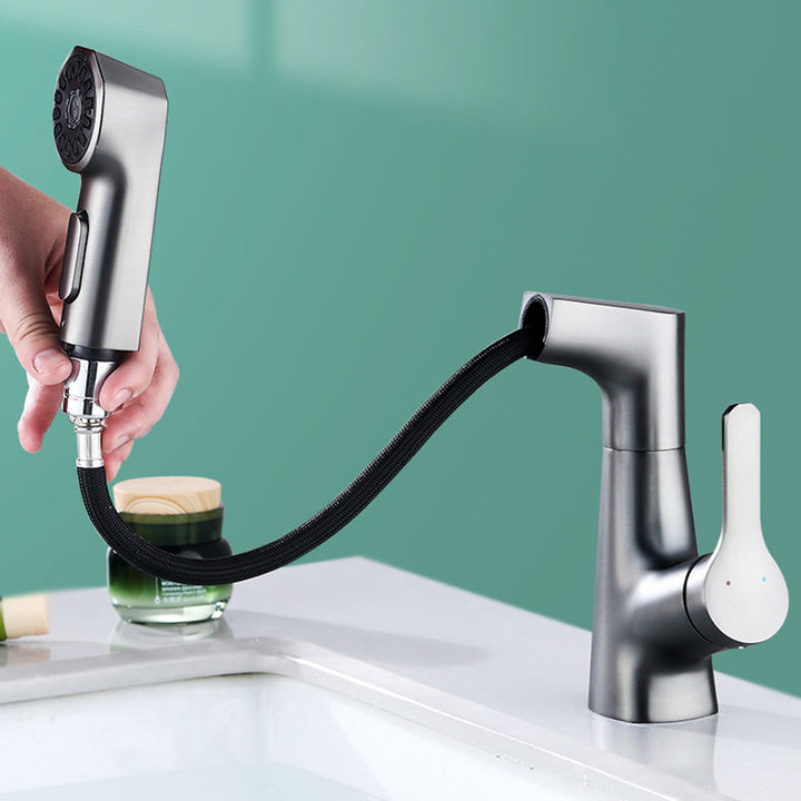 BowLift | Modern Faucet Solid Copper Centerset Bathroom Faucet