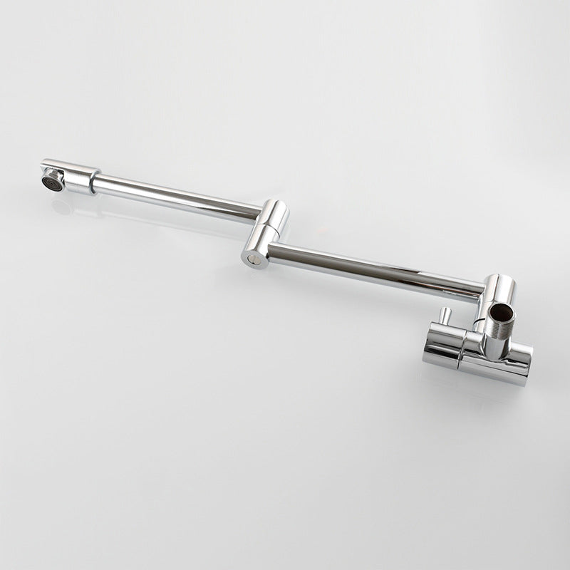 BowLift | Modern Pull-down Faucet Single Handle Wall Mounted Pot Filler Low Profile 1-Hole Filler