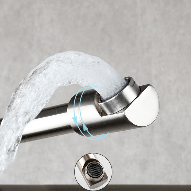 BowLift | Modern Pull-down Faucet Single Handle Wall Mounted Pot Filler Low Profile 1-Hole Filler