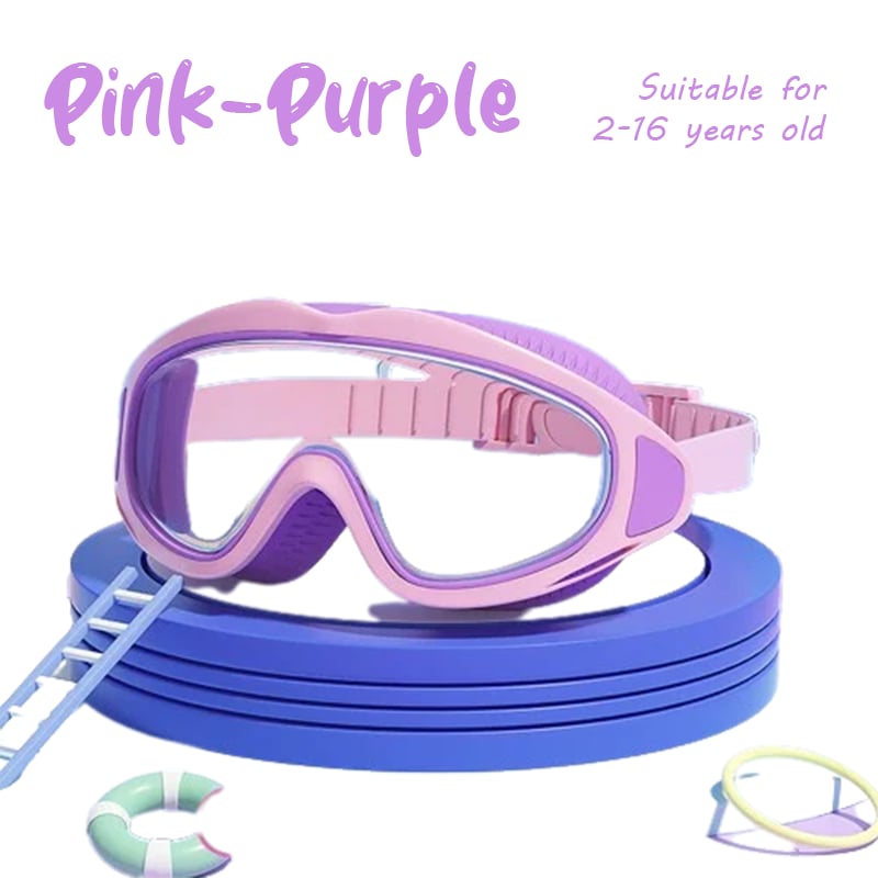 BowLift | HD children's large frame waterproof and anti-fog swimming goggles