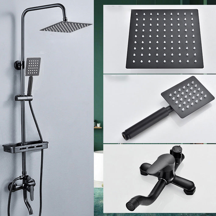 BowLift | Adjustable Spray Sample Shower Combination Metal Shower Fitting Arm Shower Head with Slip Bar