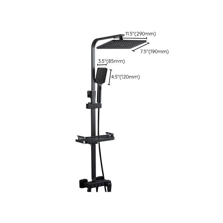 BowLift | Adjustable spray sample shower combination metal shower fitting arm showerhead with slip bar