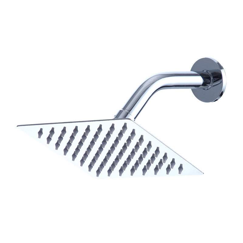 BowLift | Square Stainless Steel Showerhead in Silver 6-Inch Fixed Showerhead