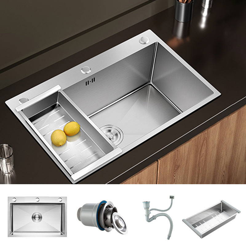 BowLift | Contemporary Style Kitchen Sink Stainless Steel Colorfast Built-in Sink