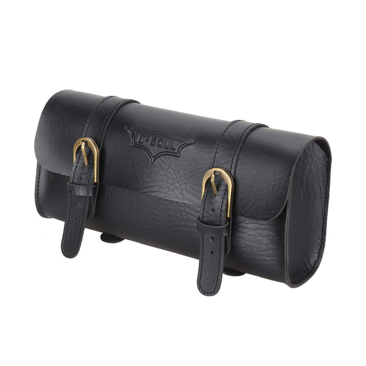 Vintage Leather Tool Roll Bike Handlebar Bag Bowlift