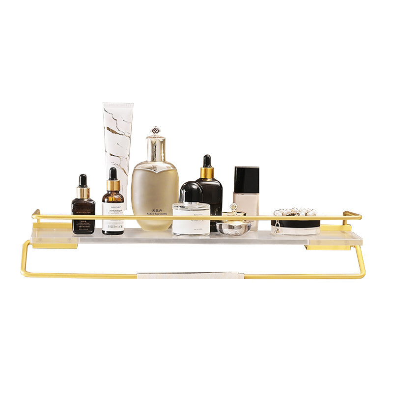 BowLift | Metal and acrylic bathroom accessories as a single piece or in a set in gold