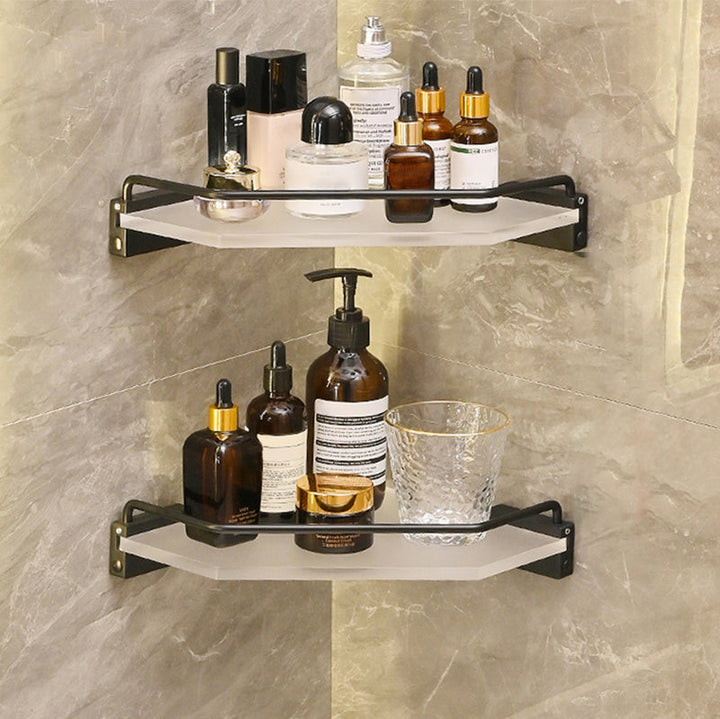 BowLift | Metal and acrylic bathroom accessories as a single piece or in a set in black
