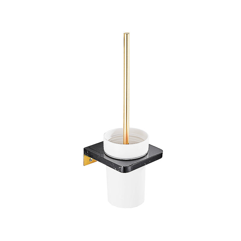 BowLift | Metal and Marble Bathroom Minimalist Accessory as a Single Piece or in a Set in Gold
