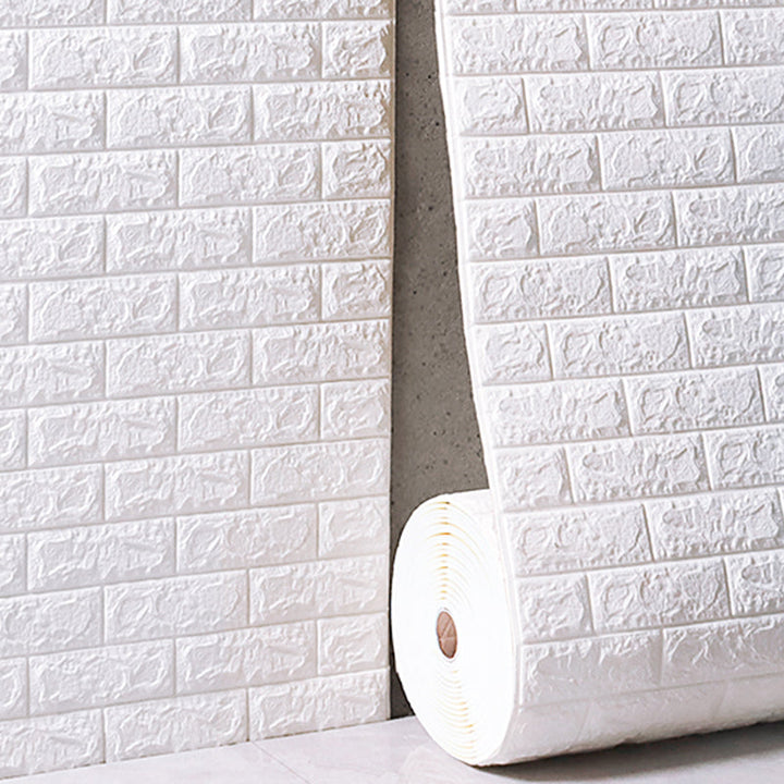 BowLift | Modern wall-ceiling element for sticking with 3D embossing in white