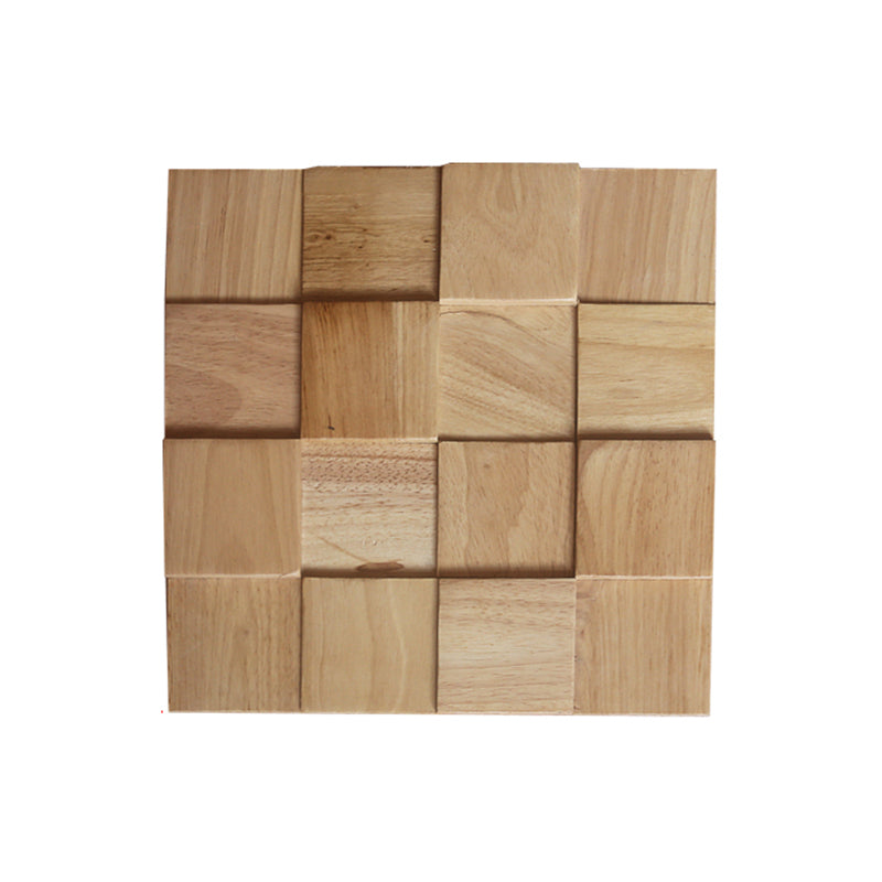 BowLift | Mosaic Wood Wall Cladding Glue Living Room Modern Style Wood Plank